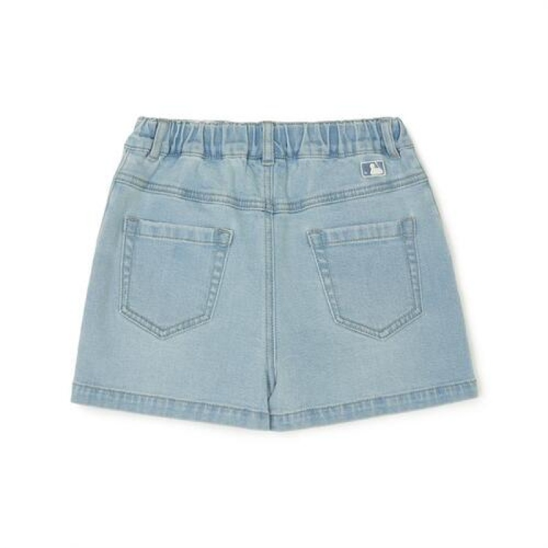 MLB Basic Denim Skirt Bottoms Blue | Australia_MLB91789