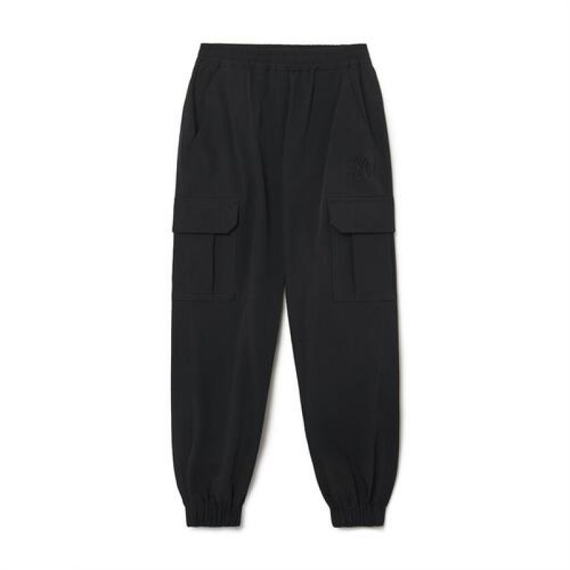 MLB Basic Jogger Pants Bottoms Black | Australia_MLB56769