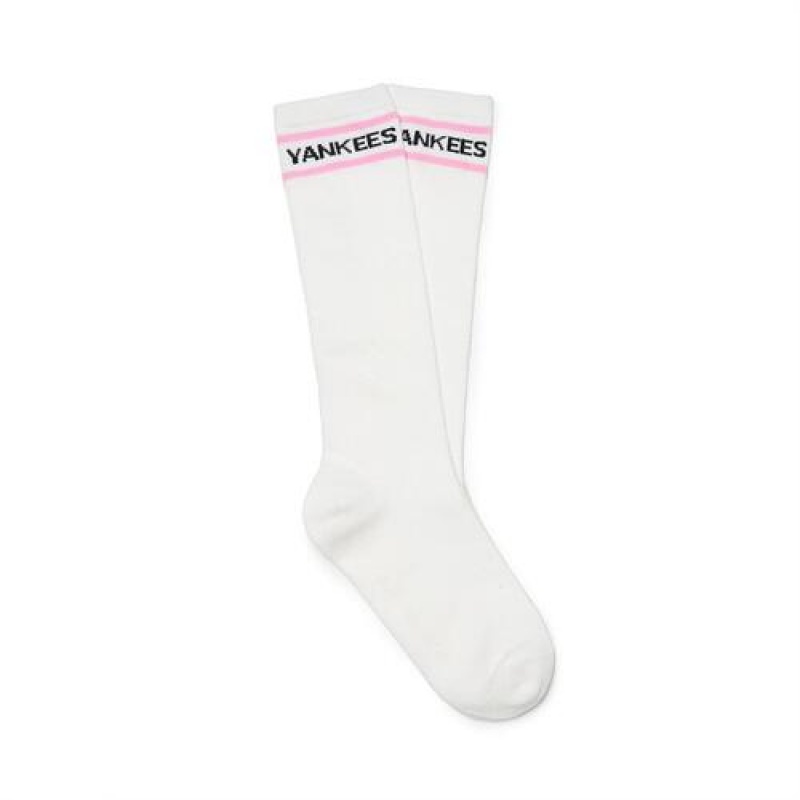 MLB Basic Knee Socks Accessories Pink | Australia_MLB33402