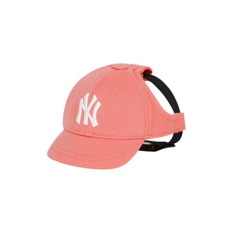 MLB Basic Logo Cap Pet Pink | Australia_MLB29021