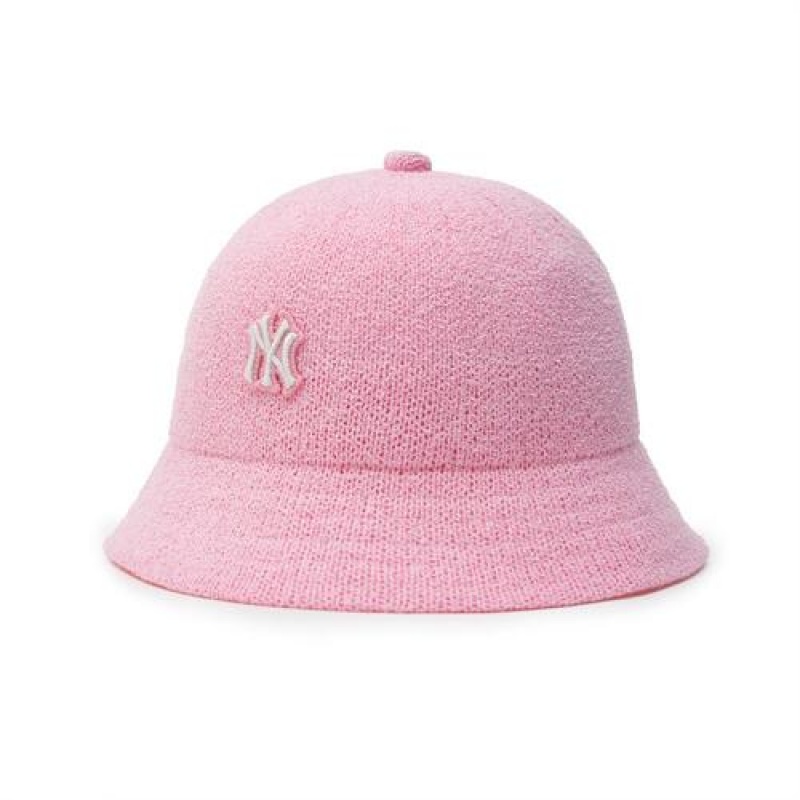 MLB Basic Press Dome Cap Pink | Australia_MLB49396