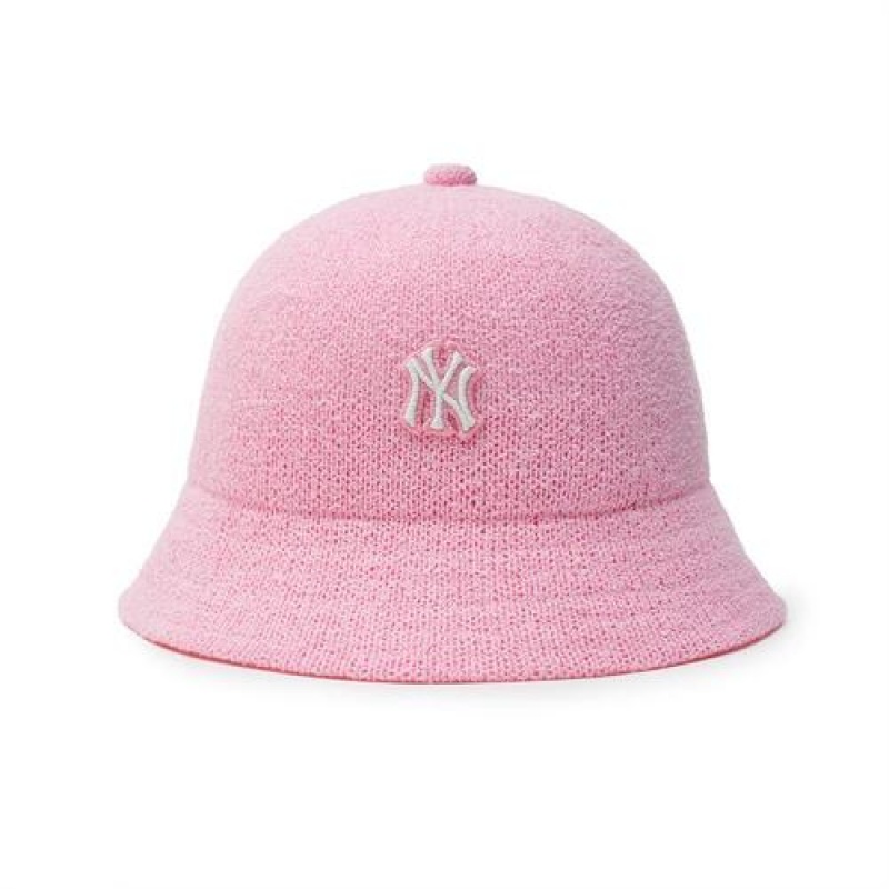 MLB Basic Press Dome Cap Pink | Australia_MLB49396