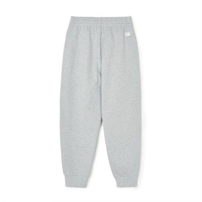 MLB Basic Small Logo Track Pants Bottoms Grey | Australia_MLB71976