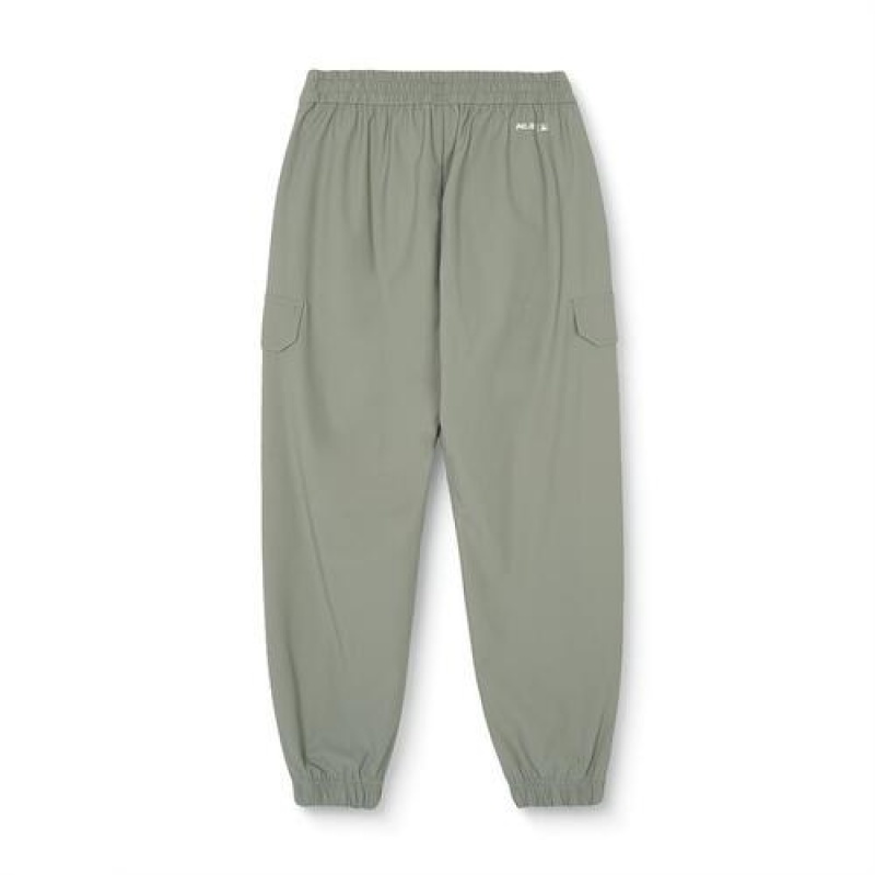 MLB Basic Tricot Jogger Pants Bottoms Green | Australia_MLB55776