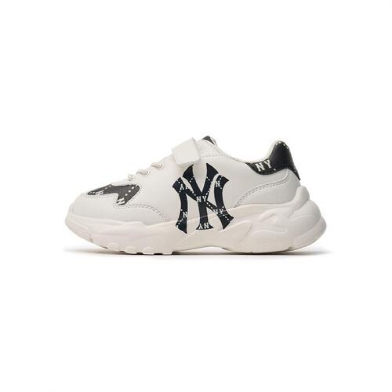 MLB Big Ball Chunky Dia Monogram Junior Shoes White | Australia_MLB56828