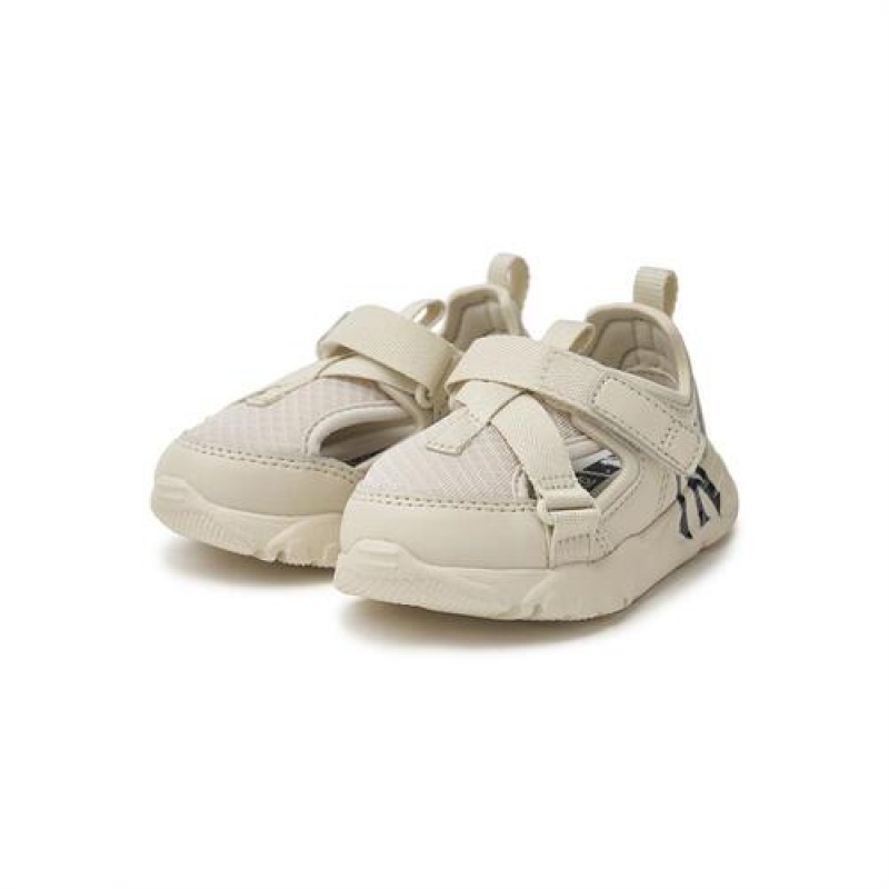 MLB Big Ball Chunky Mask Baby Shoes Beige | Australia_MLB53378