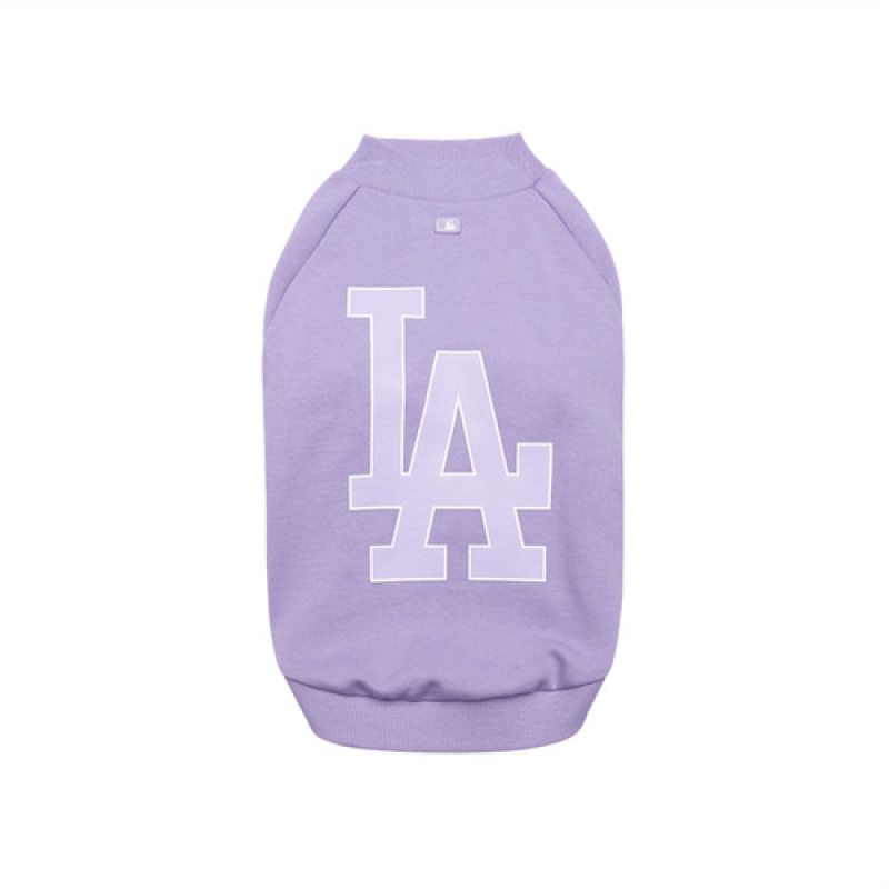 MLB Big Logo Sweatshirt Pet Purple | Australia_MLB25322