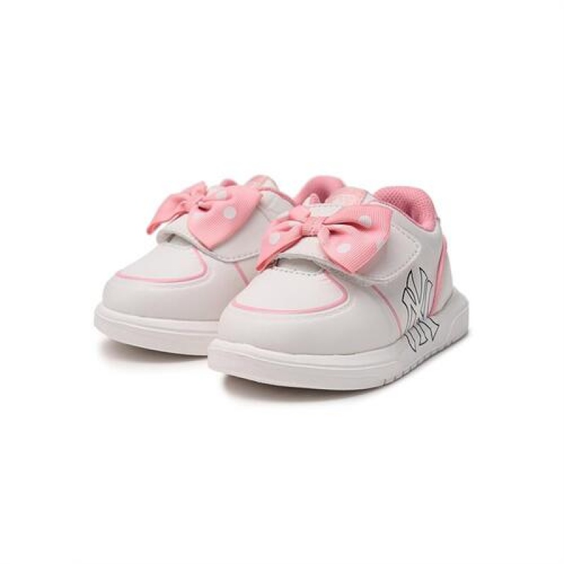 MLB Chunky Liner Baby Ribbon Shoes Pink | Australia_MLB13278