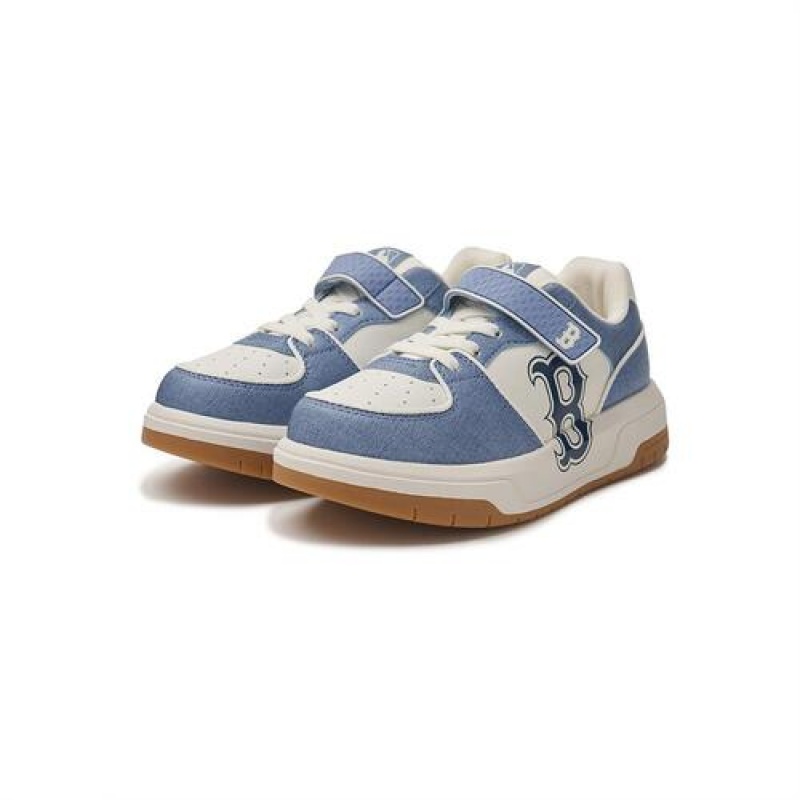 MLB Chunky Liner Denim Junior Shoes Blue | Australia_MLB25145