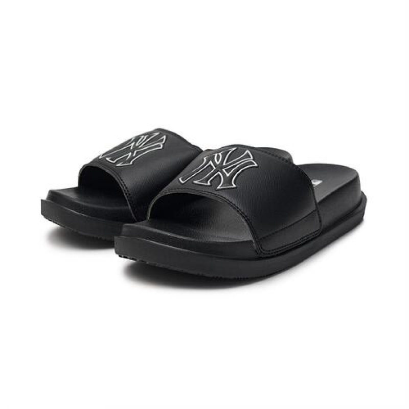 MLB Chunky Mound Basic Mules Black | Australia_MLB58568