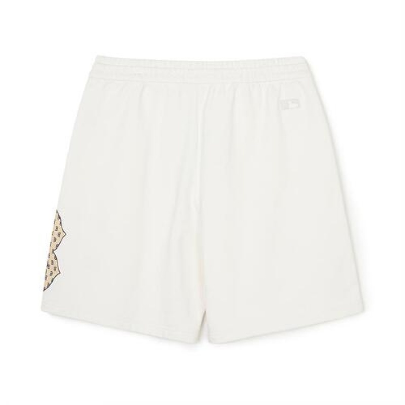 MLB Classic Monogram Big Lux 9in Shorts Bottoms White | Australia_MLB44116