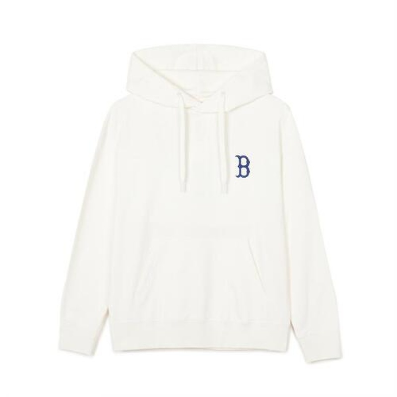 MLB Classic Monogram Big Lux Hoodie White | Australia_MLB32665