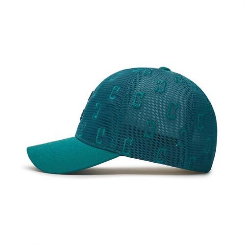 MLB Classic Monogram Mesh Cap Green | Australia_MLB86788