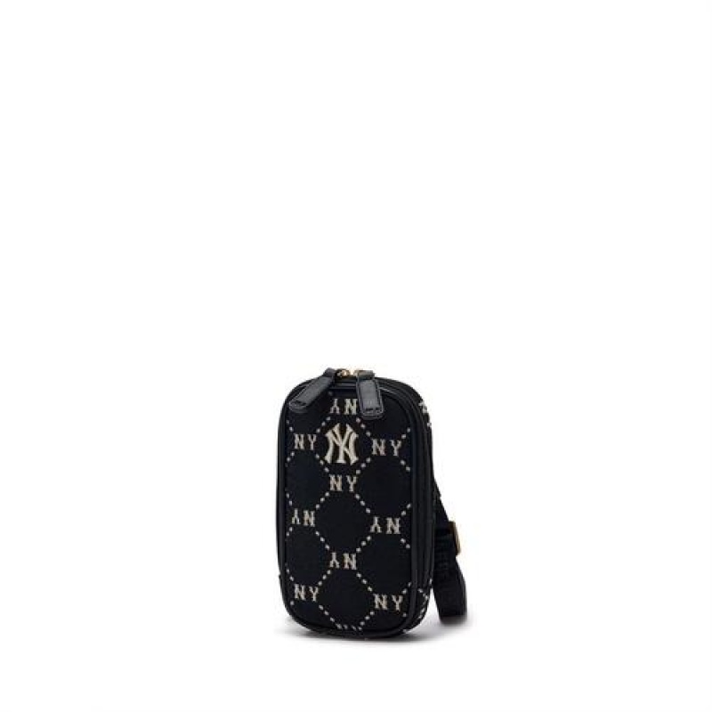 MLB Dia Monogram Mini Crossbag Accessories Black | Australia_MLB96072