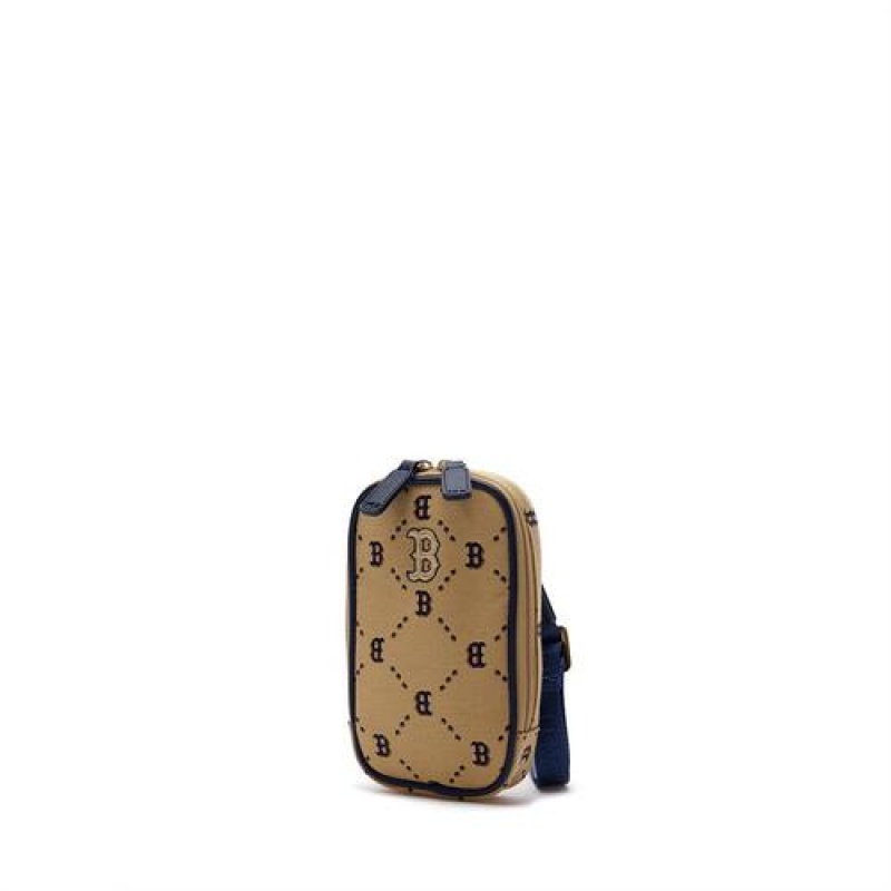 MLB Dia Monogram Mini Crossbag Accessories Beige | Australia_MLB48709