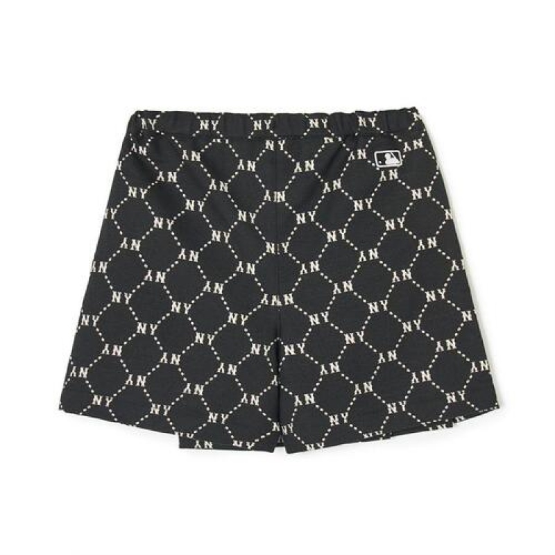 MLB Dia Monogram Woven Skort Bottoms Black | Australia_MLB88296