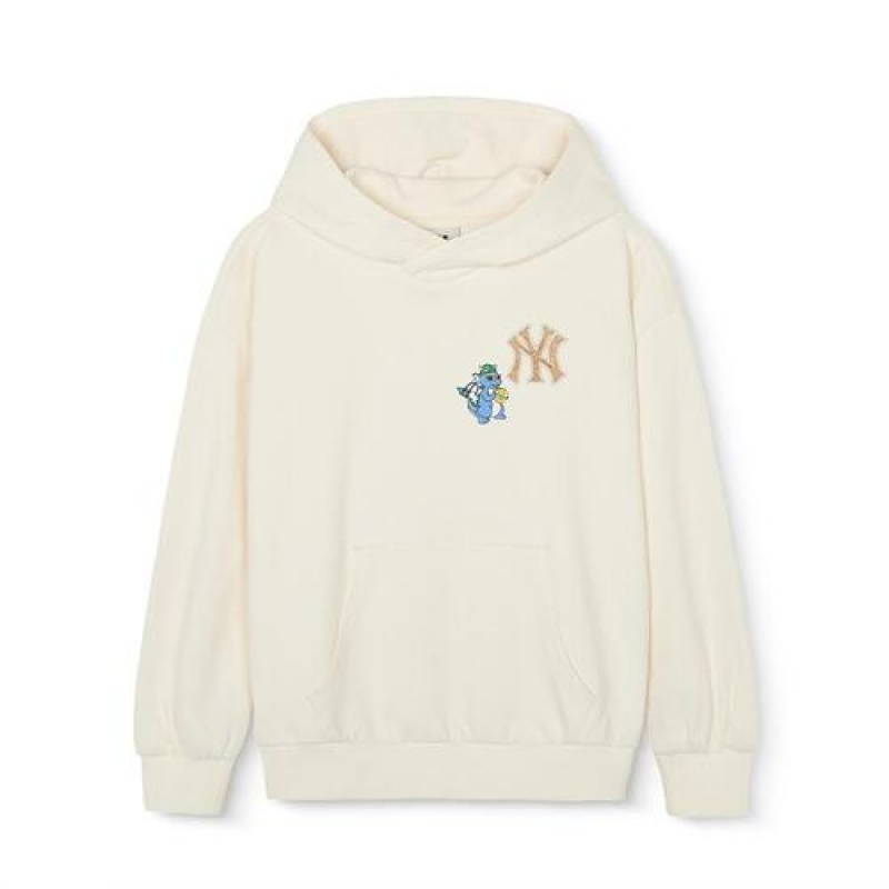 MLB Dragon Hoodie Tops White | Australia_MLB10150