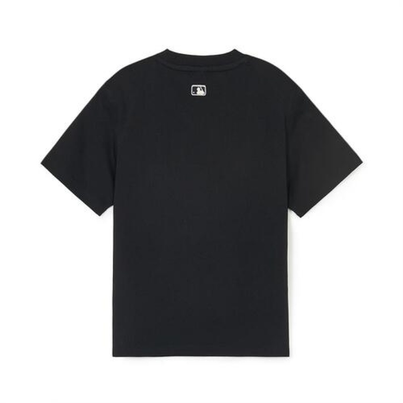 MLB Dragon T Shirt Tops Black | Australia_MLB80087