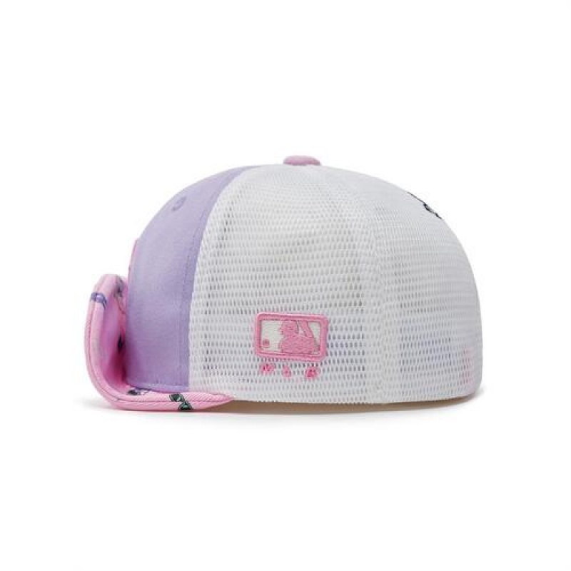 MLB Dragon Trucker Wire Cap Cap Purple / White | Australia_MLB41789