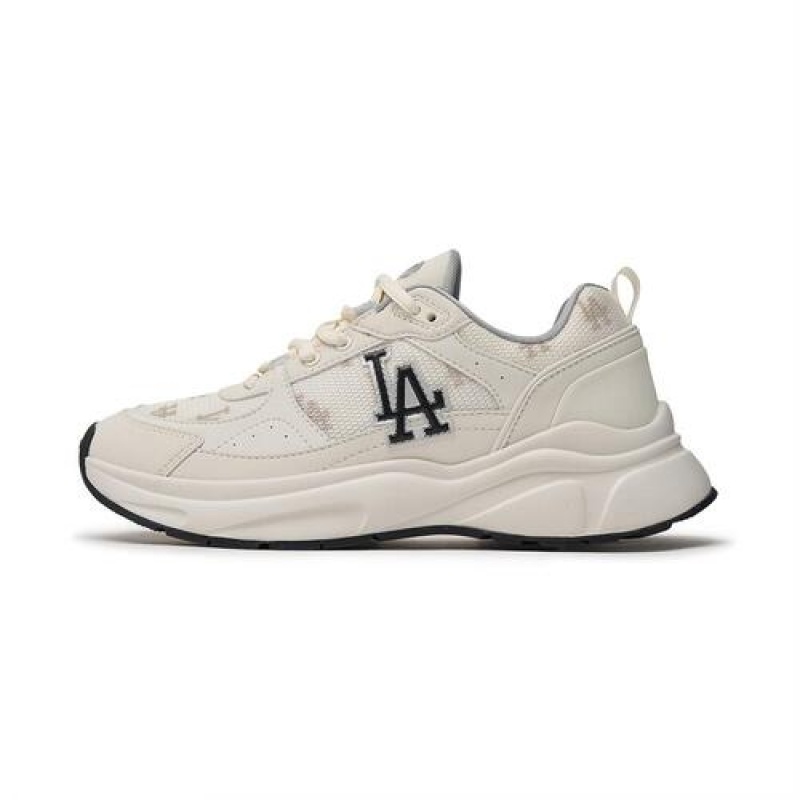 MLB Fast Ball Classic Monogram Los Angeles Dodgers Chunky Liner Beige | Australia_MLB26023