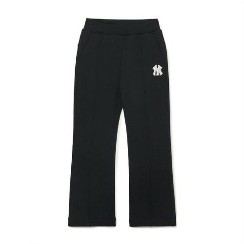 MLB Girl`s Basic Pants Bottoms Black | Australia_MLB22060