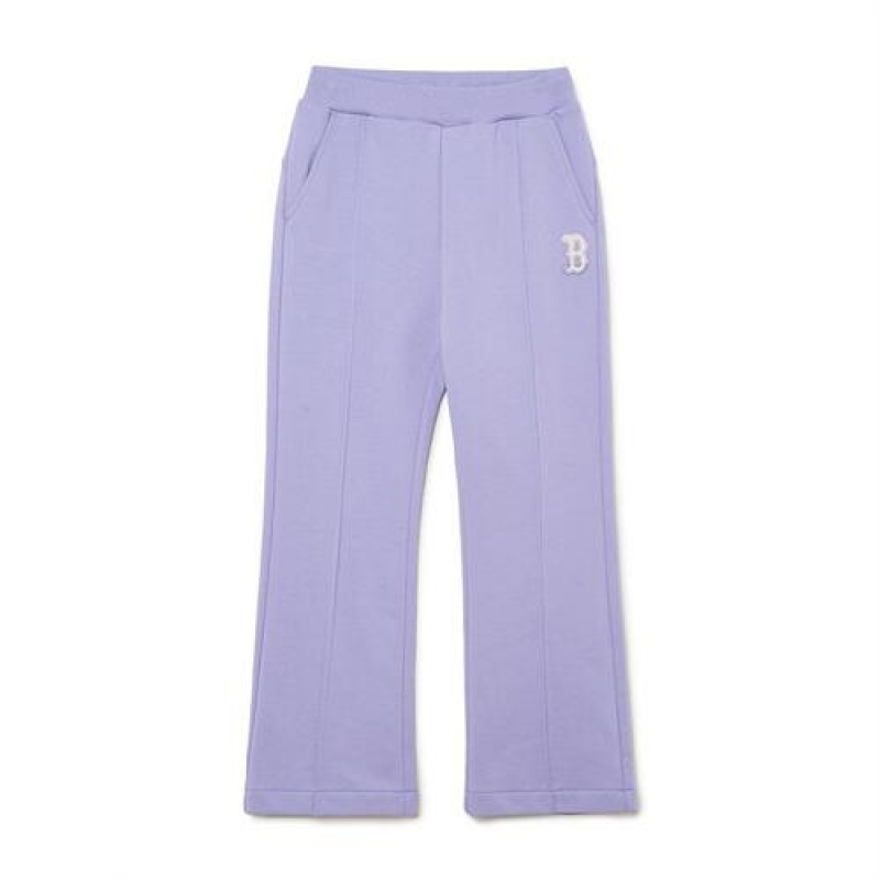 MLB Girl`s Basic Pants Bottoms Purple | Australia_MLB86389