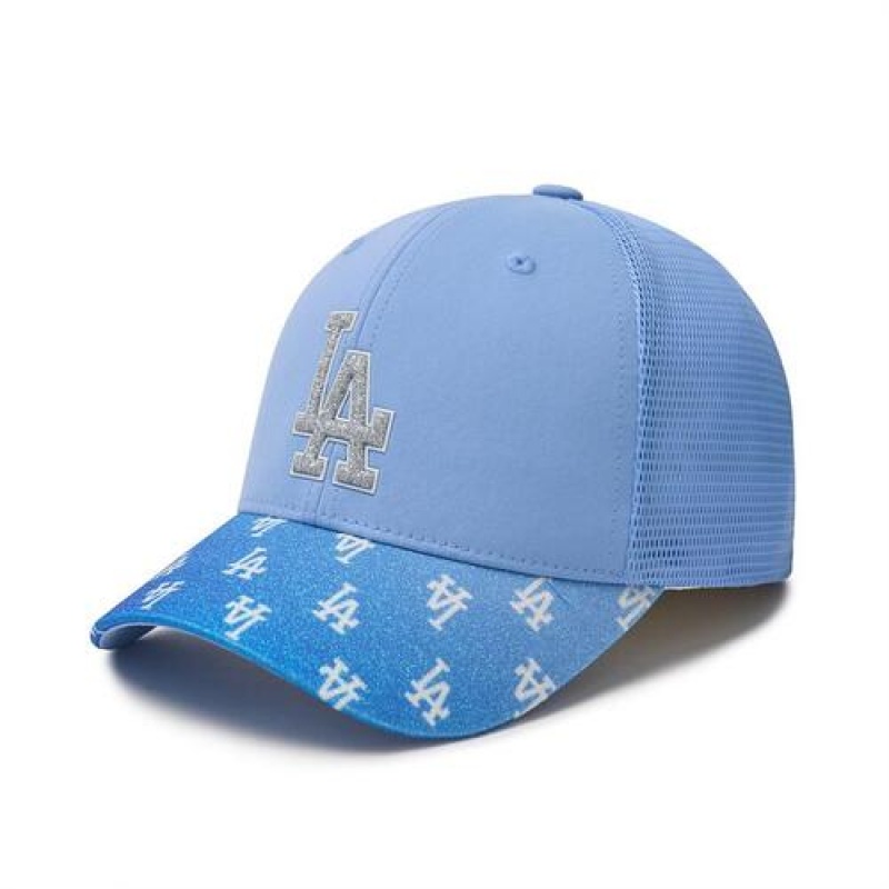 MLB Gradation Monogram Trucker Cap Blue | Australia_MLB33643