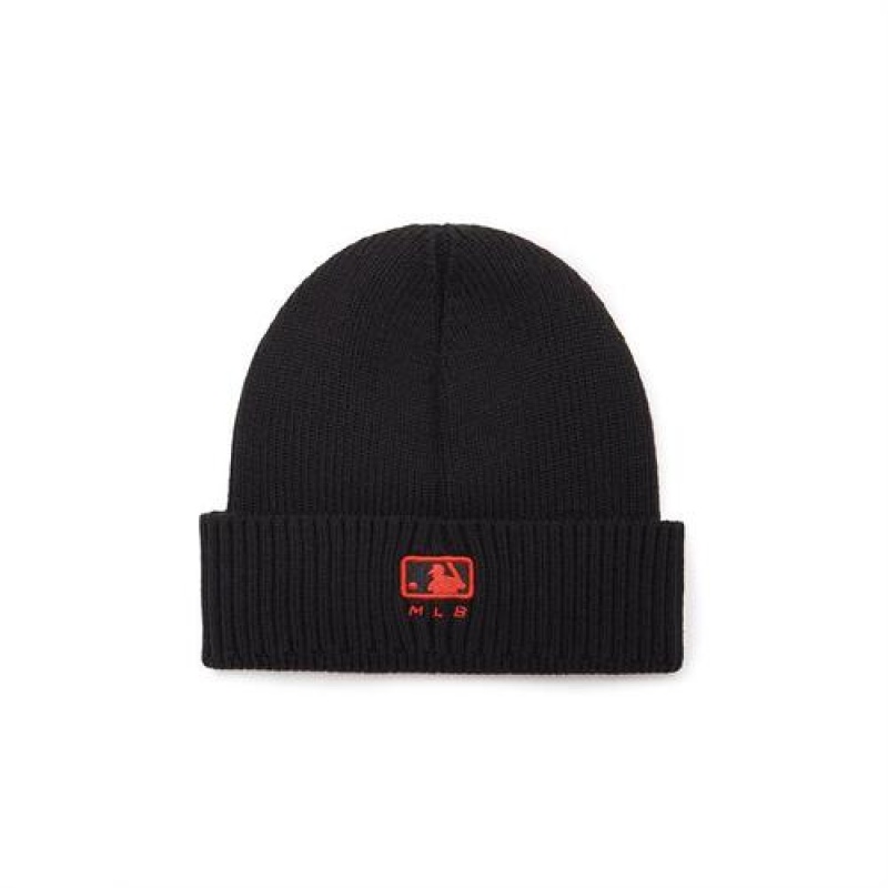 MLB Heart Beanie Cap Black | Australia_MLB80158