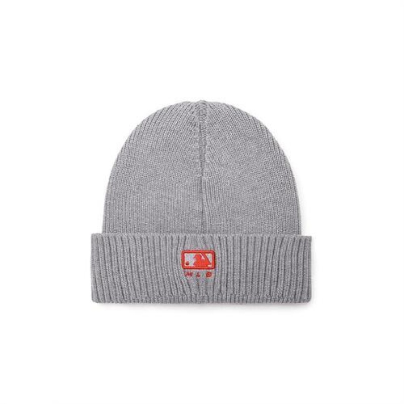 MLB Heart Beanie Cap Grey | Australia_MLB34802