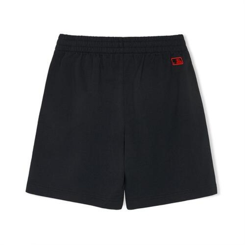 MLB Heart Logo Shorts Bottoms Black | Australia_MLB79561