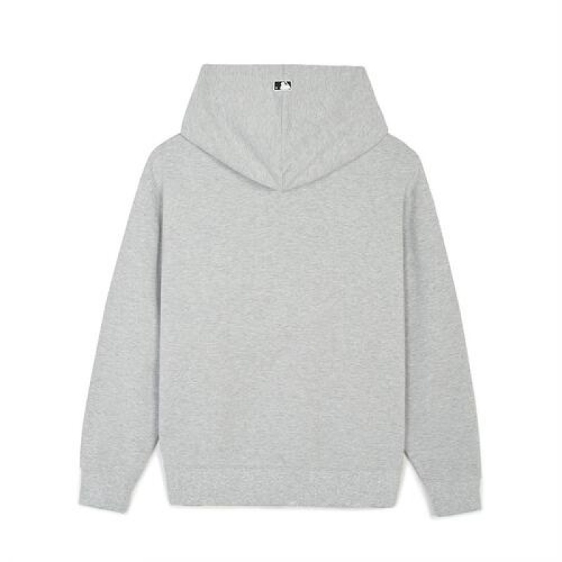 MLB Heart Overfit Hoodie Grey | Australia_MLB26929