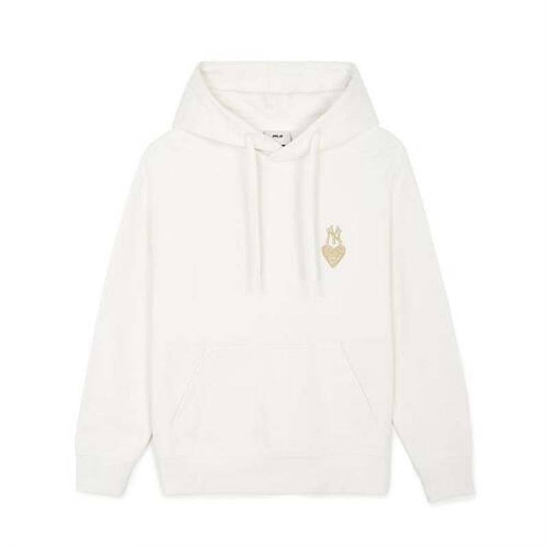 MLB Heart Overfit Hoodie White | Australia_MLB81778