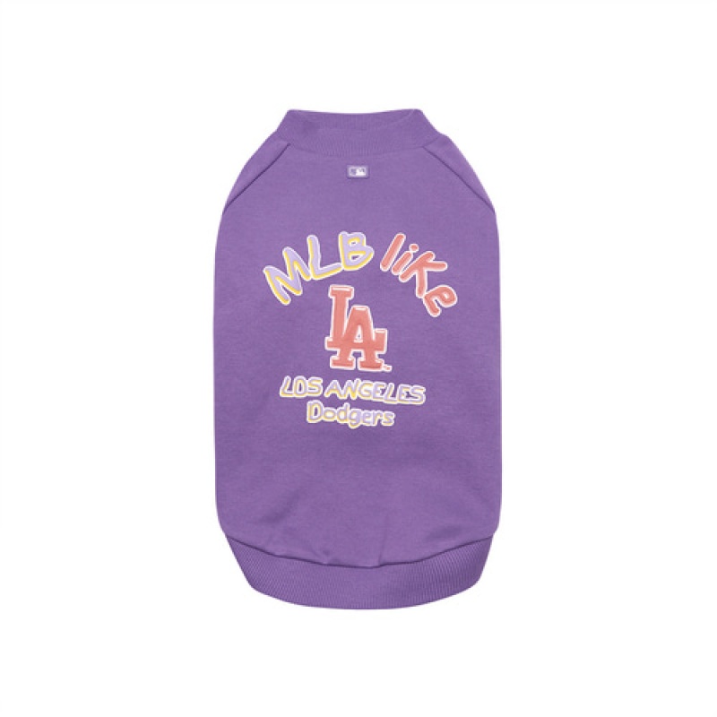 MLB Like Sweatshirt Pet Purple | Australia_MLB46407