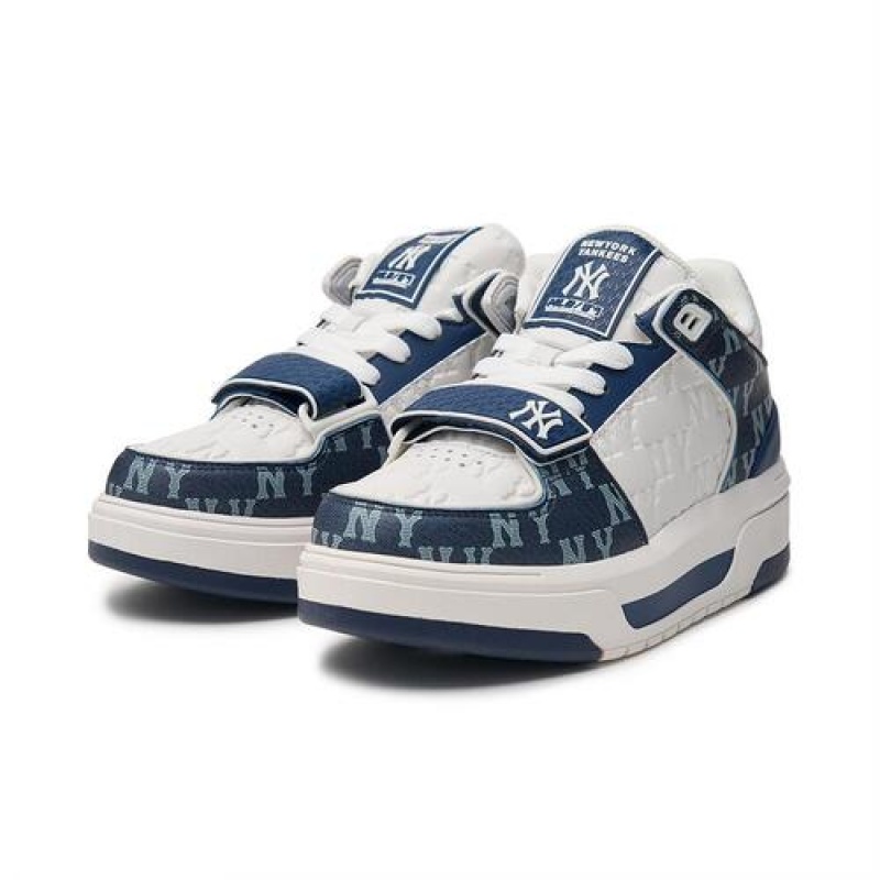 MLB Liner Mid Classic Monogram New York Yankees Chunky Classic Navy | Australia_MLB77345