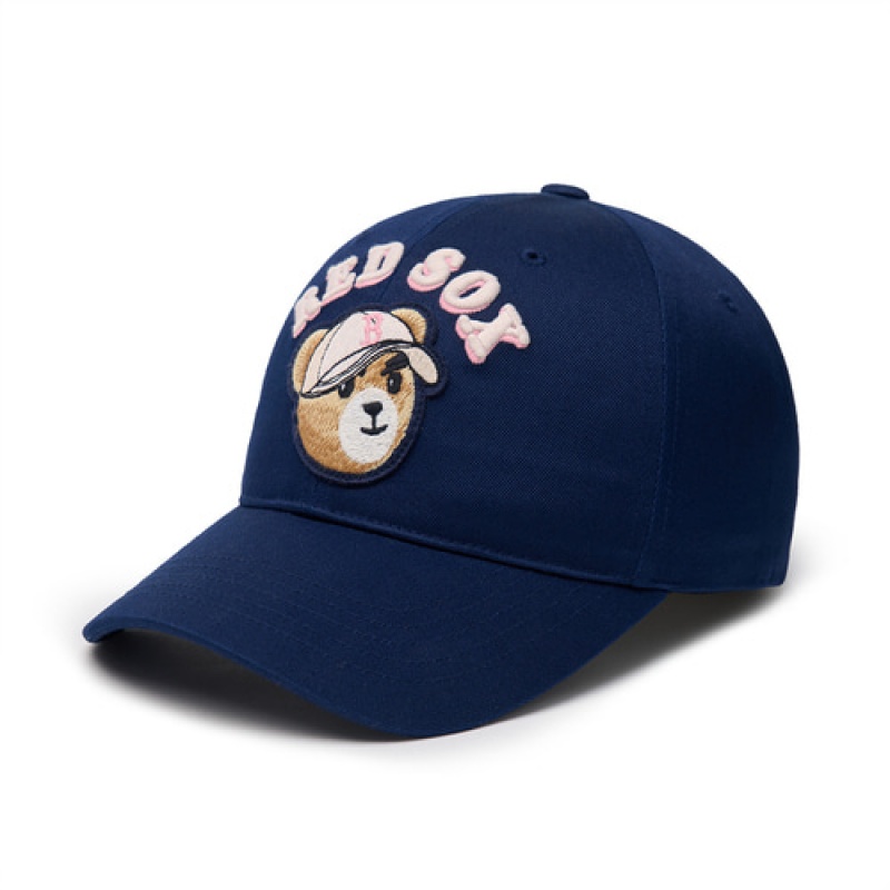 MLB Mega Bear Structured Baseball Caps Navy | Australia_MLB10899