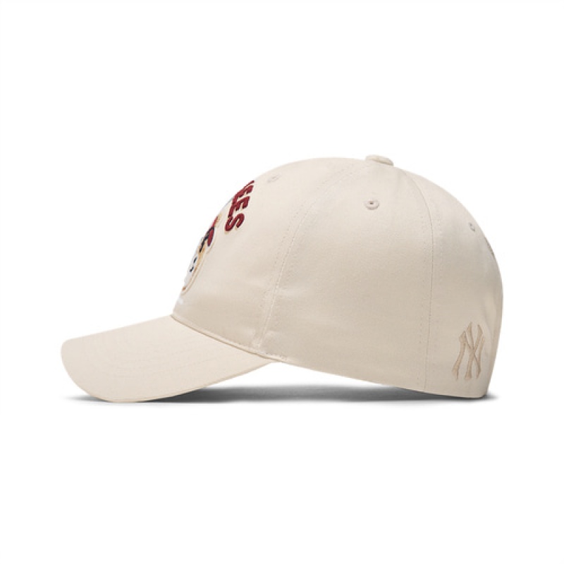 MLB Mega Bear Structured Baseball Caps White | Australia_MLB12935