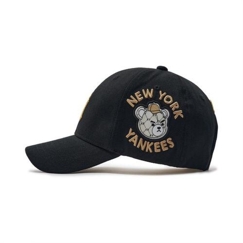 MLB Megabear Monogram Cap Black | Australia_MLB19982