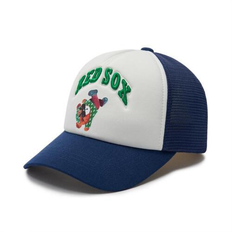 MLB Megabear Point Mesh Cap Navy | Australia_MLB64950