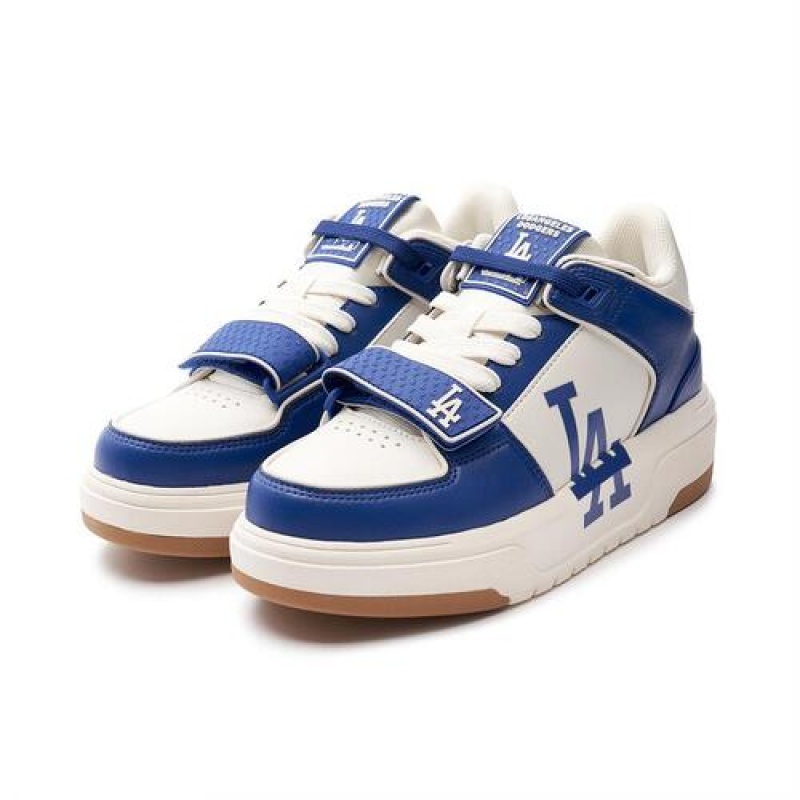 MLB Mid Saffiano Los Angeles Dodgers Chunky Liner White / Blue | Australia_MLB92164