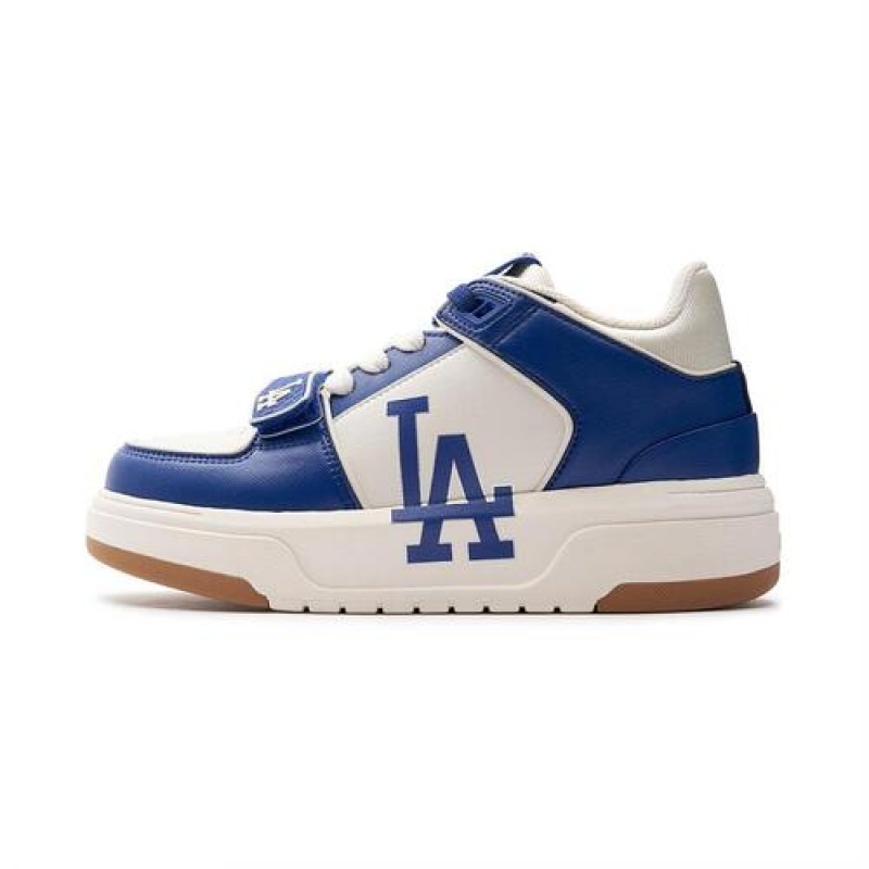 MLB Mid Saffiano Los Angeles Dodgers Chunky Liner White / Blue | Australia_MLB92164