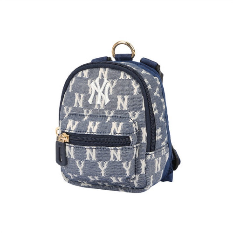 MLB Monogram Bag Pet Navy | Australia_MLB80213