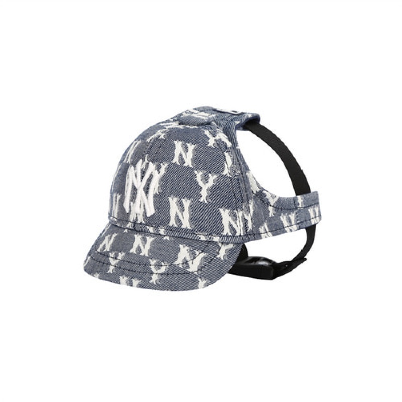 MLB Monogram Cap Pet Grey | Australia_MLB85767