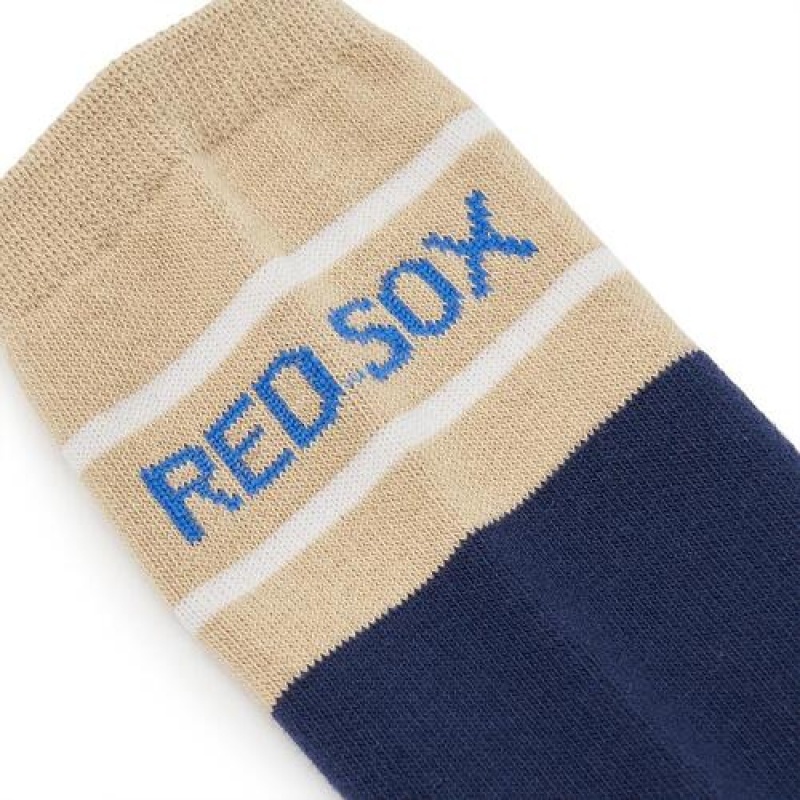 MLB Monotive Girl`s Skate Socks Accessories Navy | Australia_MLB54950