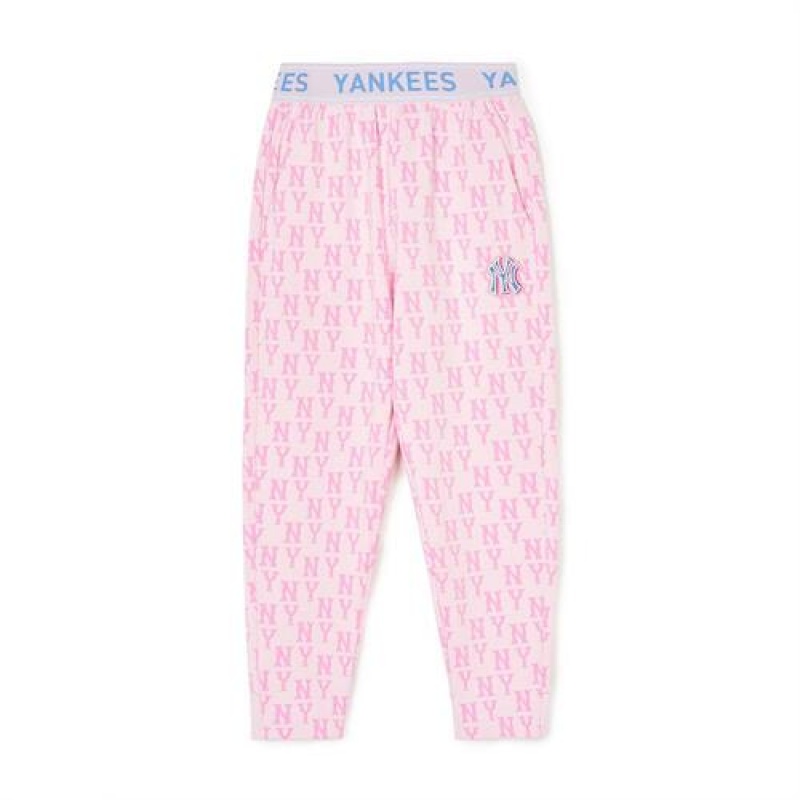 MLB Monotive Pants Bottoms Pink | Australia_MLB25787