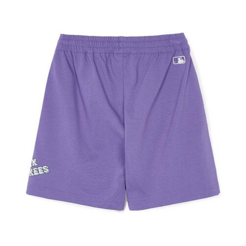 MLB Monotive Shorts Bottoms Purple | Australia_MLB98892