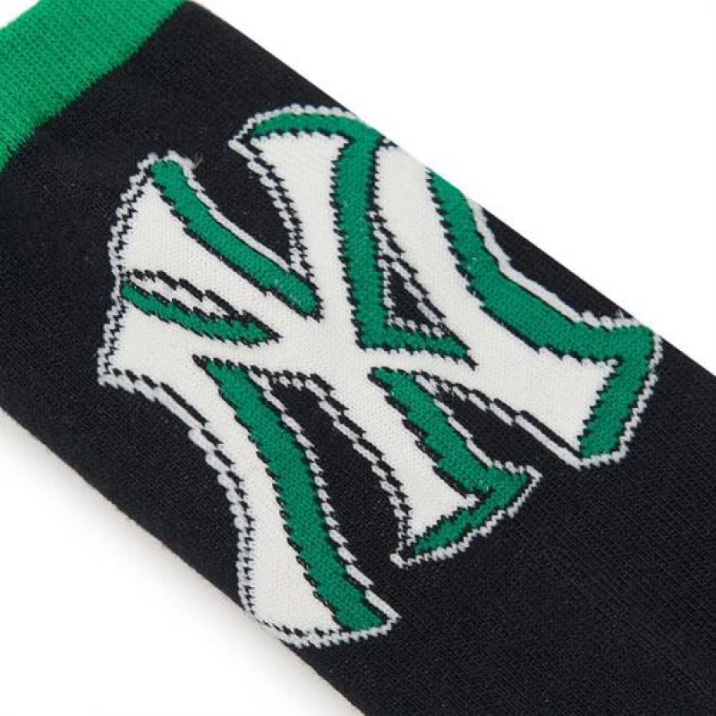 MLB Monotive Skate Socks Accessories Green | Australia_MLB41349