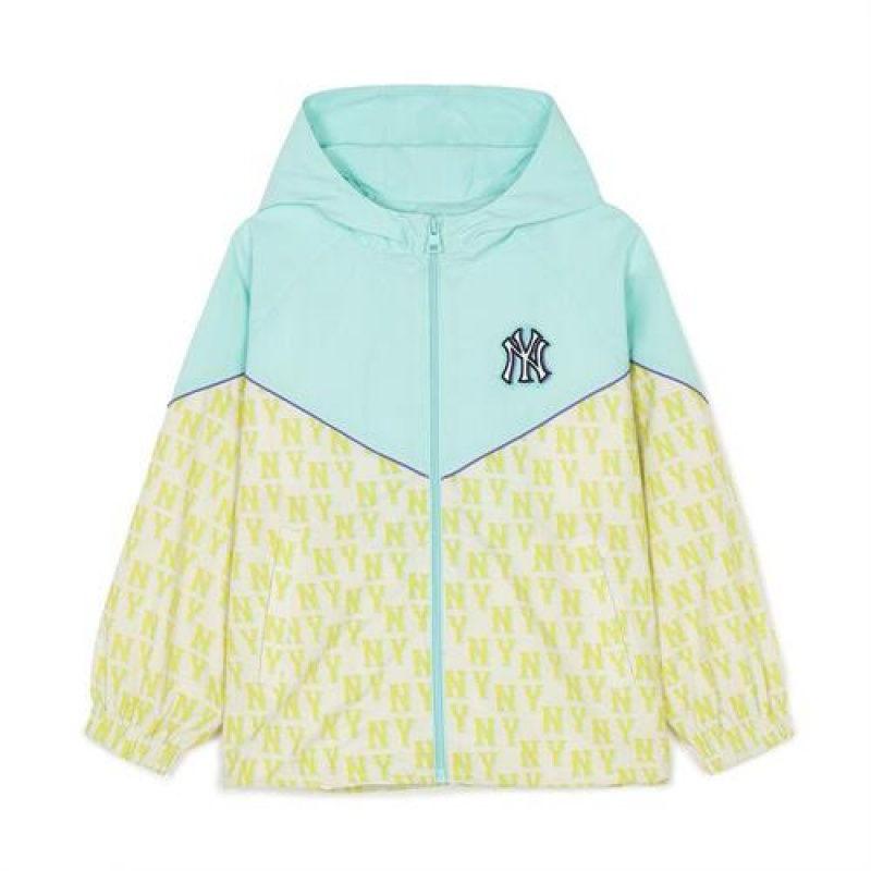 MLB Monotive Windbreaker Outerwear Yellow | Australia_MLB33212