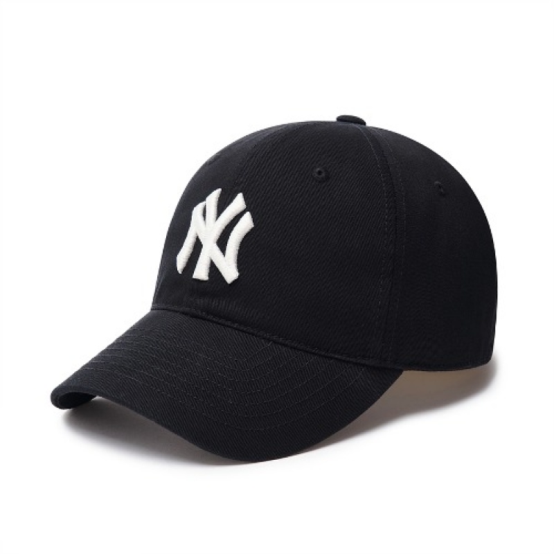 MLB N Cover Fit Slider Baseball Caps Black | Australia_MLB22682