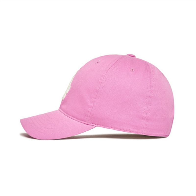 MLB N Cover Fit Slider Baseball Caps Pink | Australia_MLB67925