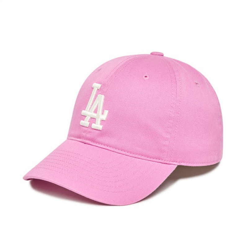 MLB N Cover Fit Slider Baseball Caps Pink | Australia_MLB67925